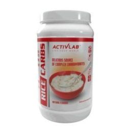 Angliavandenių milteliai Activlab Rice Carbs 1000 g, natūralaus skonio