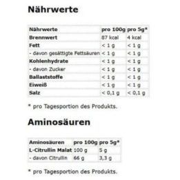 L-citrulino malato milteliai NNT 210 g