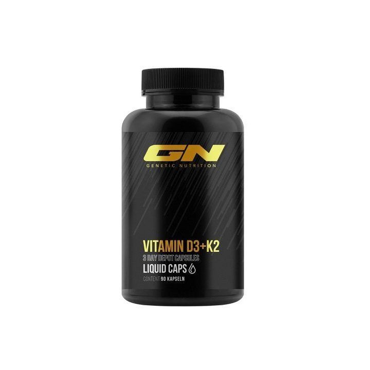 Vitaminų D3 ir K2 kapsulės GN 90 vnt