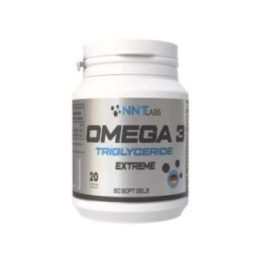 Omega-3 žuvų taukų kapsulės NNT Labs Omega 3 Triglyceride Extreme 60 kapsulių