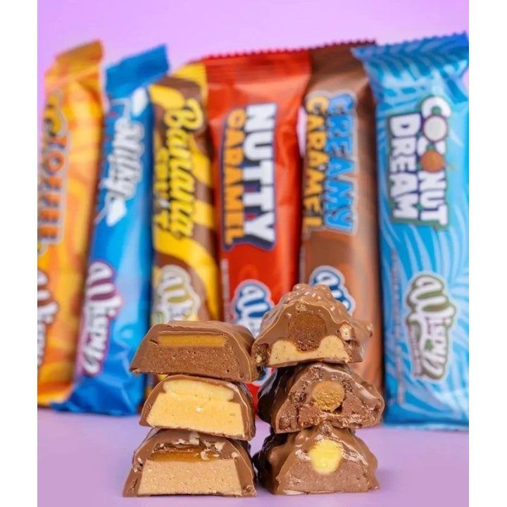 Baltyminiai batonėliai Wispy Protein Bar 10 × 55 g