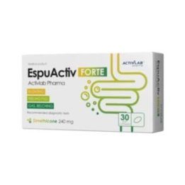Simetikono kapsulės Activlab Pharma EspuActiv FORTE 30 minkštųjų kapsulių, 240 mg