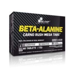 Beta alanino tabletės Olimp Carno Rush Mega Tabs 80 tablečių