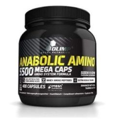 Amino rūgštys Olimp Anabolic Amino 5500 Mega Caps 400 kapsulių