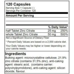 Cinko citrato tabletės GN Health Line 120 vnt