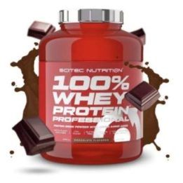 Išrūgų baltymų milteliai Scitec 100% Whey Professional 2350 g, šokolado skonio