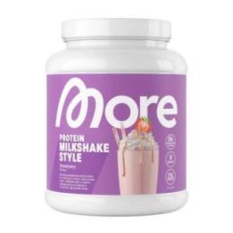 Baltymų milteliai More Nutrition Protein Milkshake Style 600 g, braškių skonio