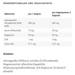 Ašvagandos kapsulės ESN Ashwa+ 120 kapsulių