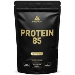 Baltymų milteliai Peak Protein 85 900 g, sausainių ir grietinėlės skonio