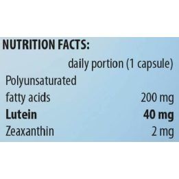 Luteino kapsulės Activlab Lutein Extra 30 kapsulių