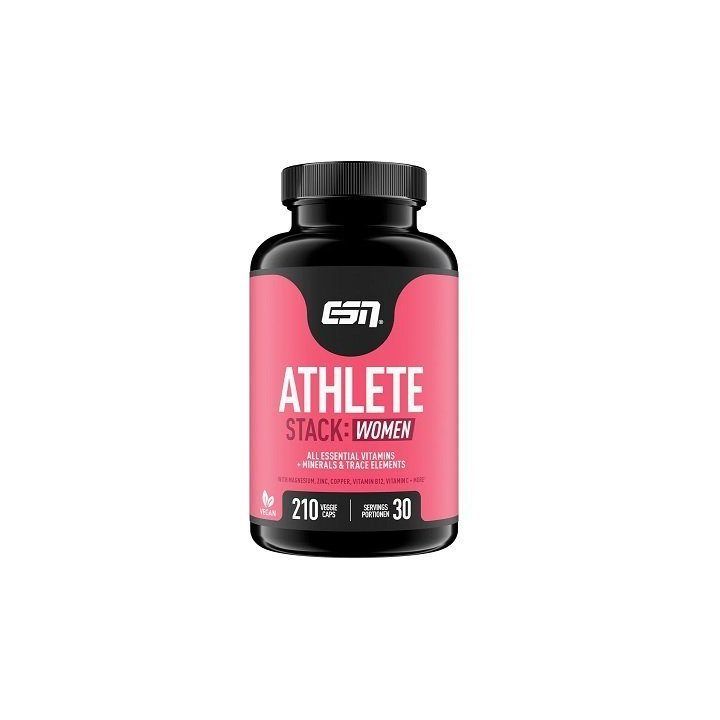 Vitaminų ir mineralų kapsulės ESN Athlete Stack WOMEN 210 kapsulių