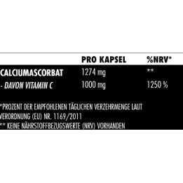 Vitaminas C Big Zone Buffered 120 kapsulių