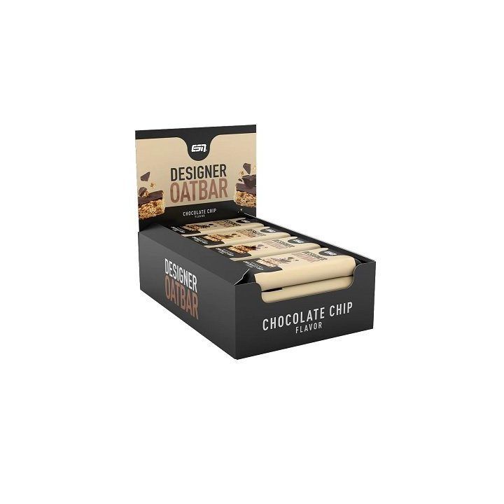 Haferriegel ESN Designer Oatbar 12 × 100 g, šokolado drožlių skonio