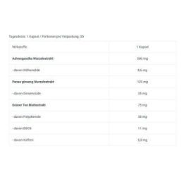 Ashwa+ kapsulės BioTech 30 kapsulių