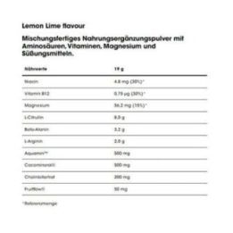 Treniruočių booster Optimum Nutrition Platinum Pump 380 g, citrinų ir laimų skonio