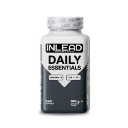 Omega-3 kapsulės INLEAD Daily Essentials 240 minkštųjų kapsulių