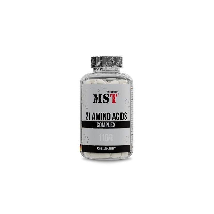 Amino rūgščių kapsulės MST 21 Amino Acids 120 kapsulių
