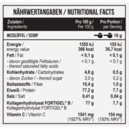 Kolageno peptidai MST Fortigel® 300 g, apelsinų skonio