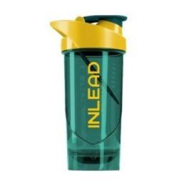 Shakeris INLEAD Shieldmixer 700 ml, žaliai geltonas