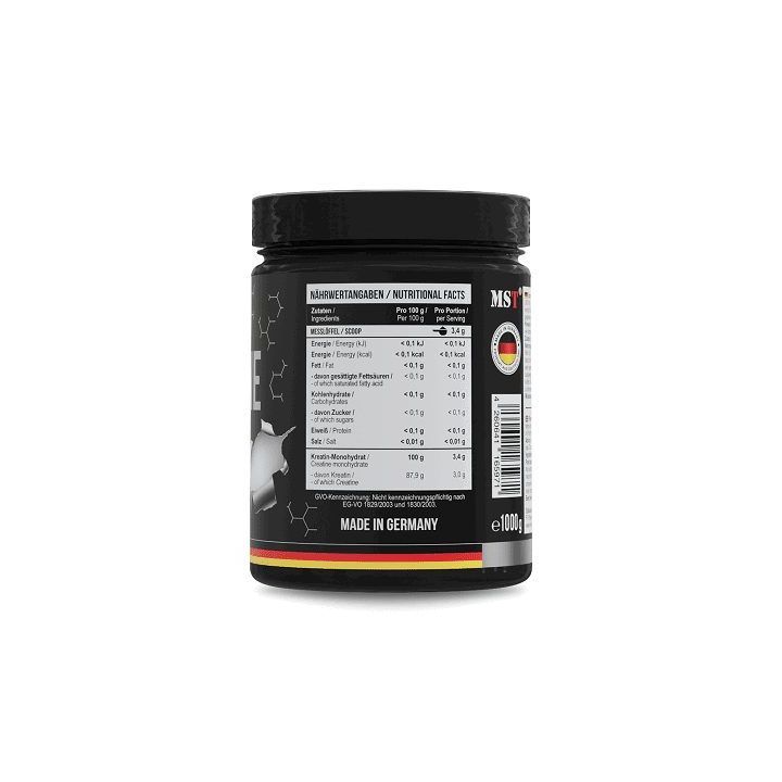 Kreatino monohidrato milteliai MST 1000 g