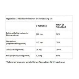 Kalcio, cinko ir magnio tabletės BioTech 90 tablečių