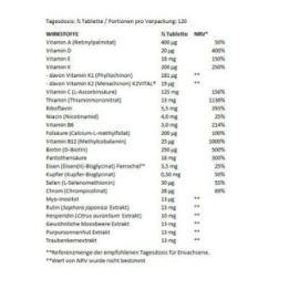 Moterims skirtas multivitaminų kompleksas BioTech 60 tablečių