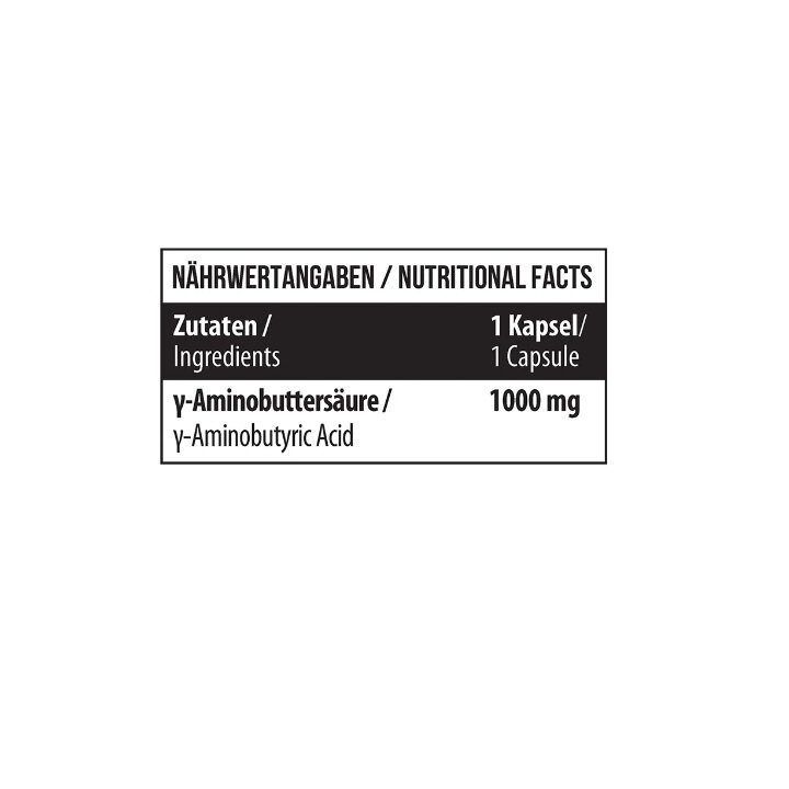 GABA kapsulės MST 90 vnt., 1000 mg