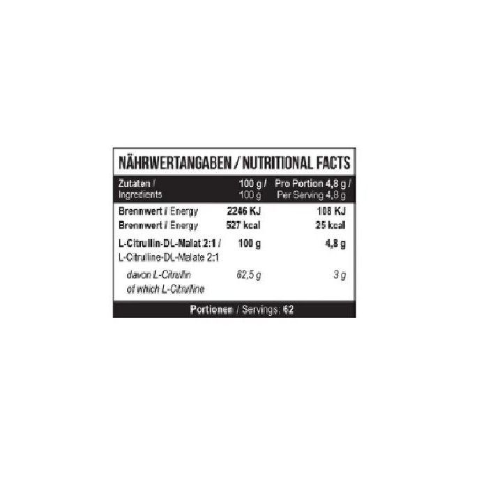 Citrulino malato milteliai MST 300 g, beskoniai