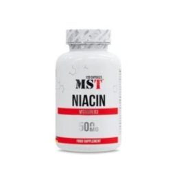 Niacino kapsulės MST 120 vnt., 500 mg