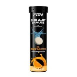 Maisto papildas su Shilajit ir magniu FGN Shilajit Brause 20 putojančių tablečių, apelsinų skonio