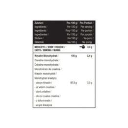 Kreatino monohidrato milteliai MST Creatin PRO Creapure 1000 g