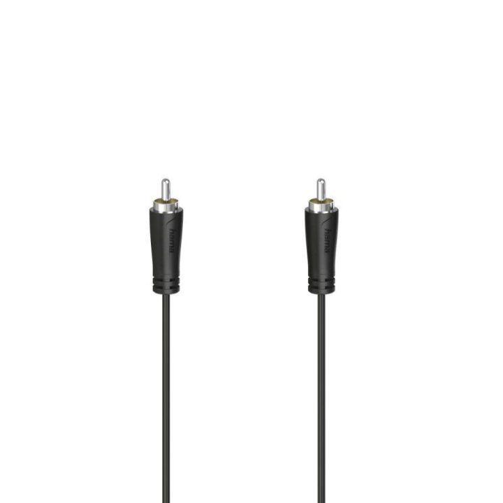 Hama skaitmeninis garso kabelis RCA, 3 m, juodas