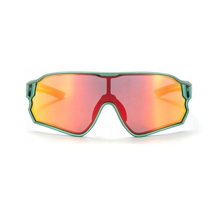 Vaikiški akiniai nuo saulės ROCKBROS, žaliai oranžiniai