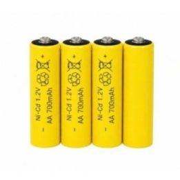 Ni-Cd AA 700 mAh 1,2 V įkraunamos baterijos, 4 vnt