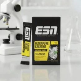 Kreatino monohidrato milteliai ESN Ultrapure Kreatin 30 x 4 g, neutralaus skonio