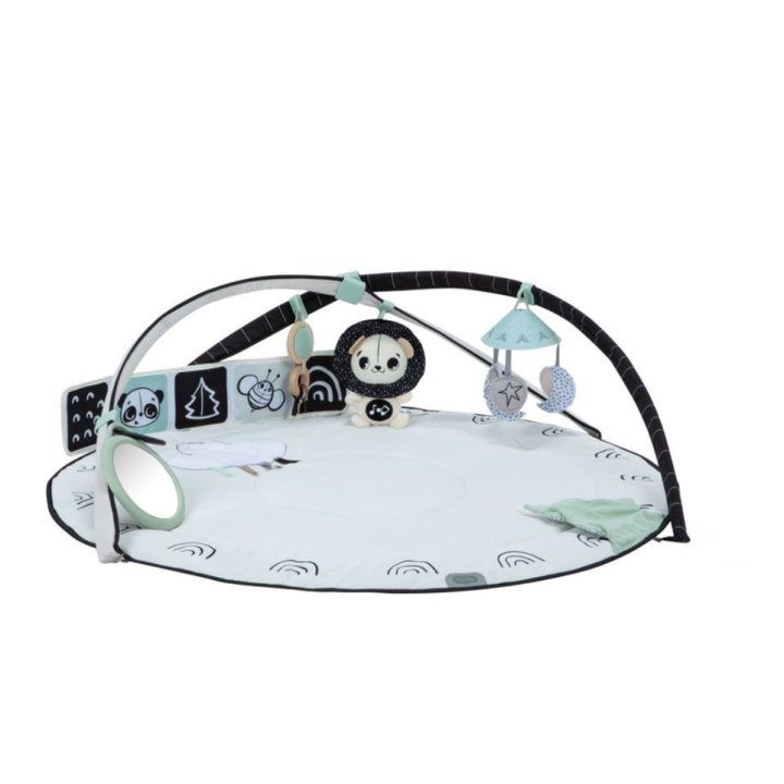 Tiny Love kontrastinis edukacinis kilimėlis 2 viename DECOR, juodai baltas