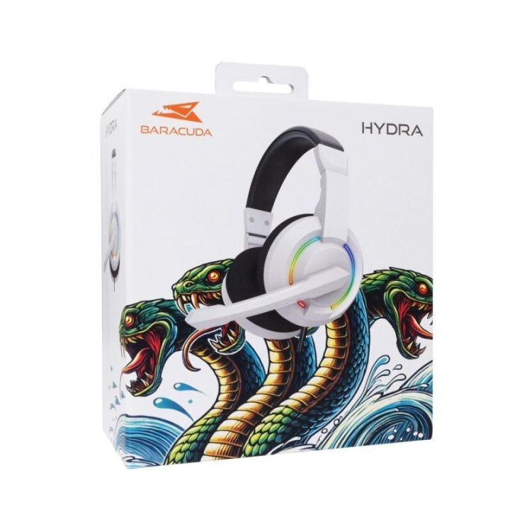 Baracuda HYDRA BGH-021 žaidimų ausinės, baltos