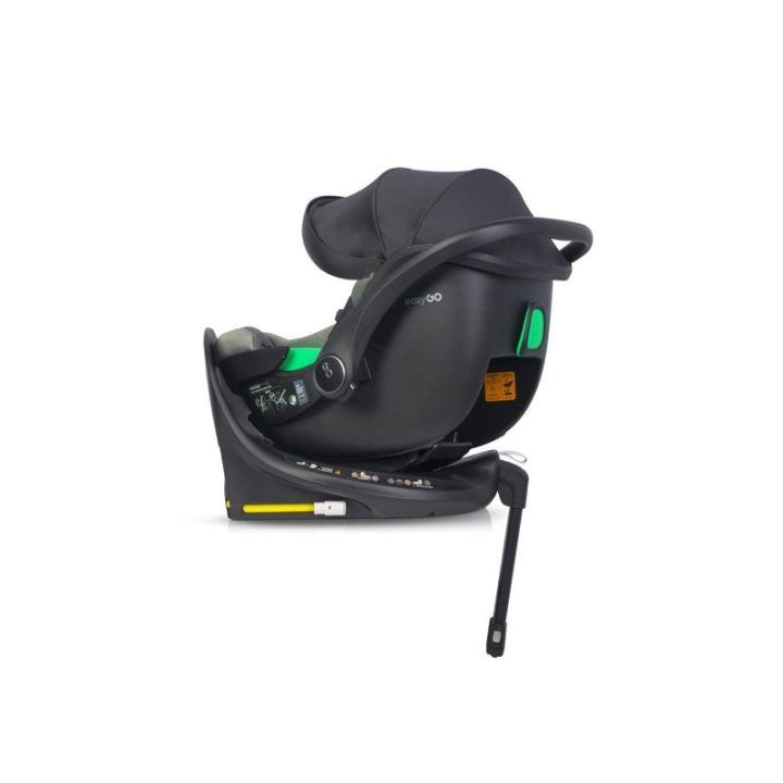 Pasukama automobilinė kėdutė EasyGo BUZ PRO i-Size 40–87 cm, žalia