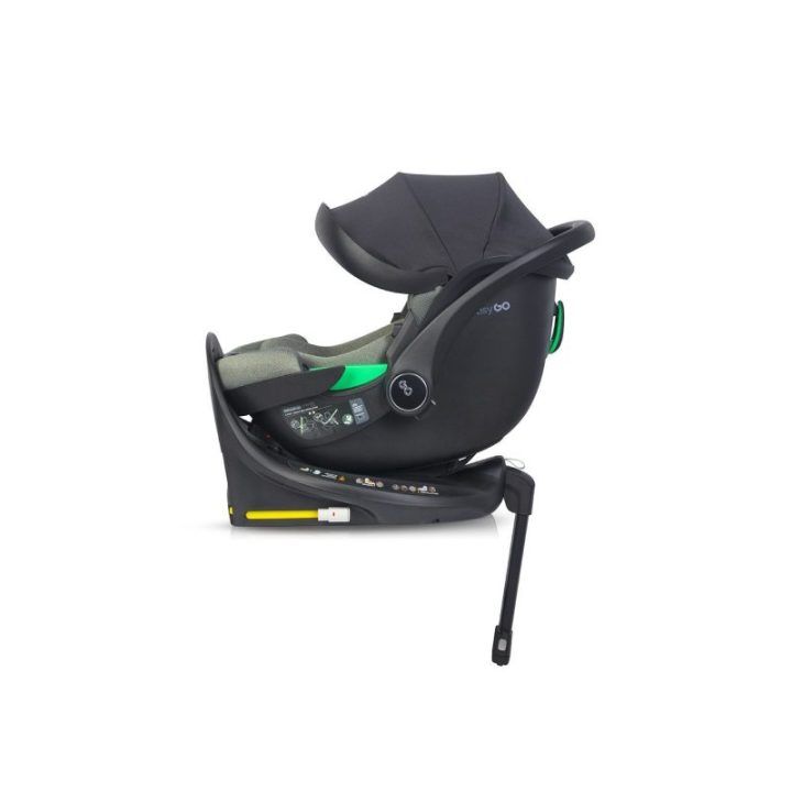 Pasukama automobilinė kėdutė EasyGo BUZ PRO i-Size 40–87 cm, žalia