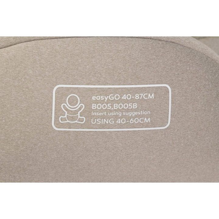 Automobilinė kėdutė EasyGo BUZ XTD PRO, taupe, 40–87 cm