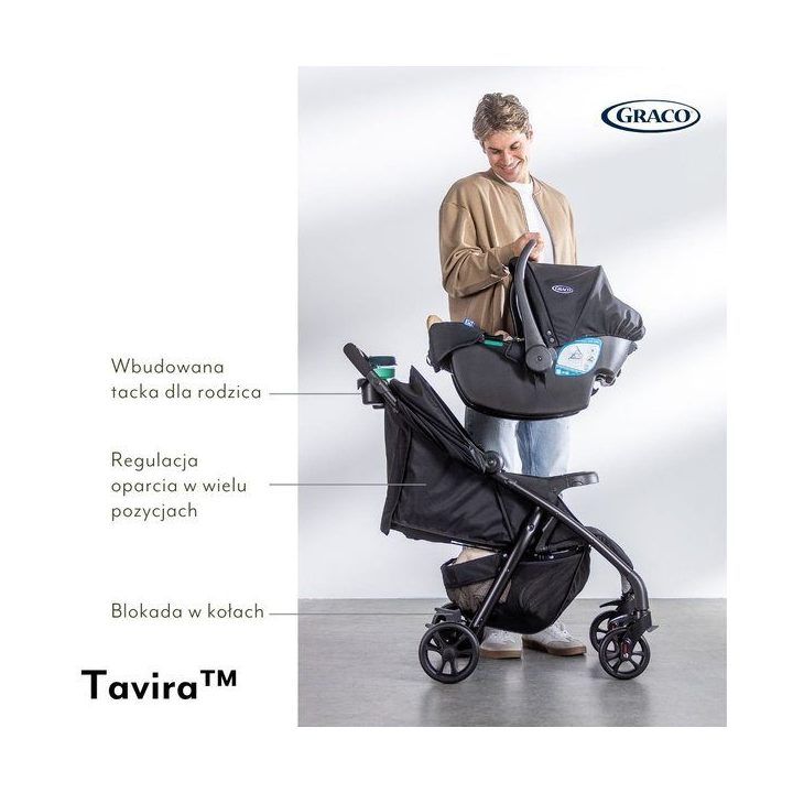 Vaikiškas sportinis vežimėlis EASY GO SIMPLE, mokka mousse