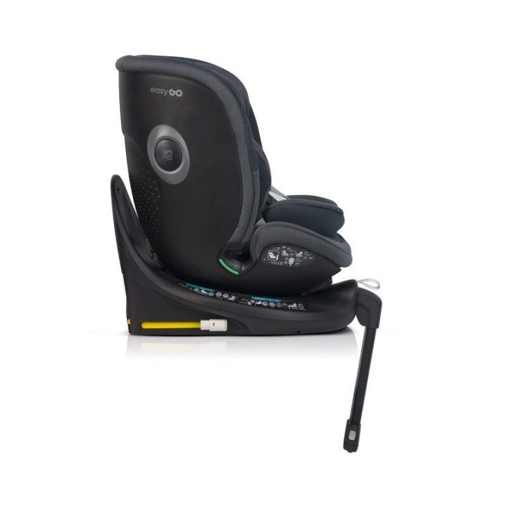 Automobilinė kėdutė 40–150 cm su pasukama baze EasyGo BUZ XTD PRO ir BUZ PRO BODY, granito