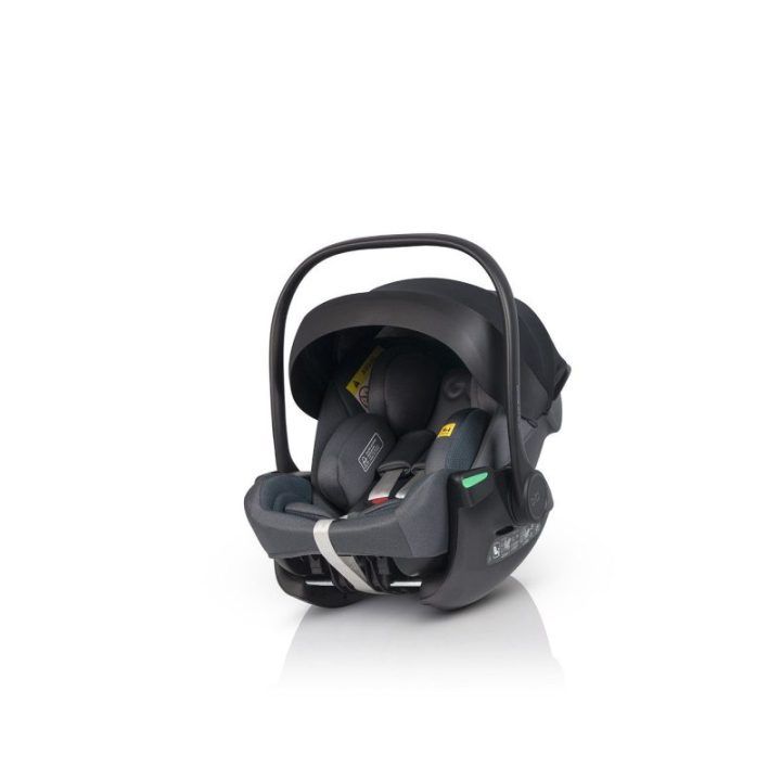 Automobilinė kėdutė 40–150 cm su pasukama baze EasyGo BUZ XTD PRO ir BUZ PRO BODY, granito