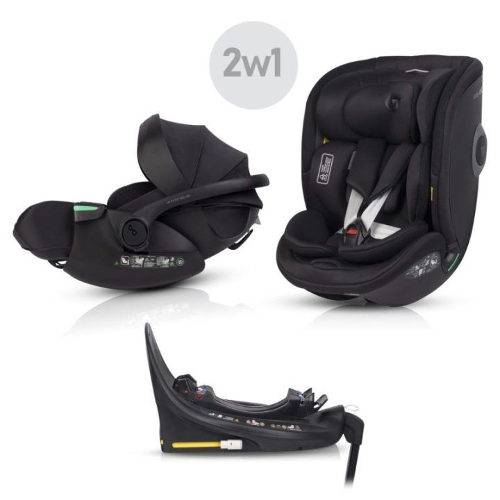 Automobilinių kėdučių rinkinys 2 viename EasyGo BUZ XTD PRO ir BUZ PRO BODY su ISOFIX baze