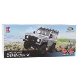 Nuotoliniu būdu valdomas visureigis Land Rover Defender 90, raudonas, 1:14
