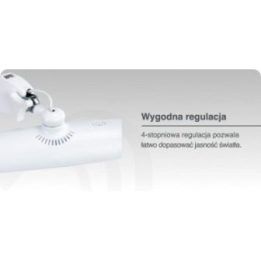 Elegante LED darbo lempa balta