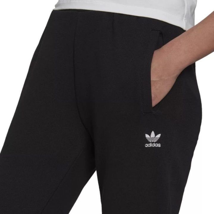 Moteriškos sportinės kelnės adidas Adicolor Essentials Slim Joggers, juodos