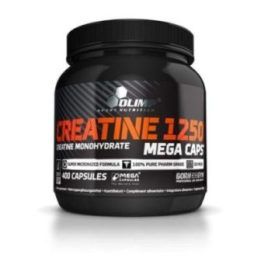 Kreatino monohidrato kapsulės Olimp Creatine Mega Caps 400 kapsulių
