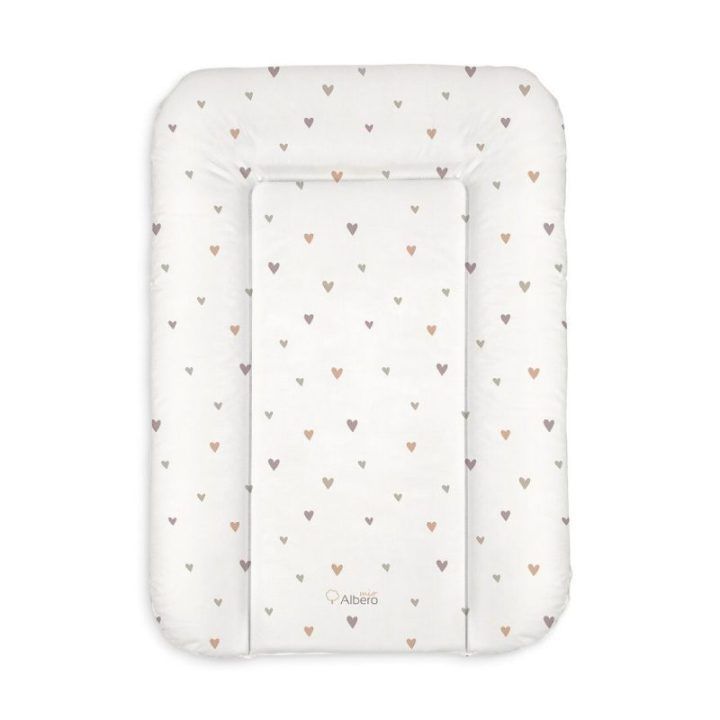 Kūdikio vystymo paklotas ALBERO MIO Mini Hearts 70 × 50 cm