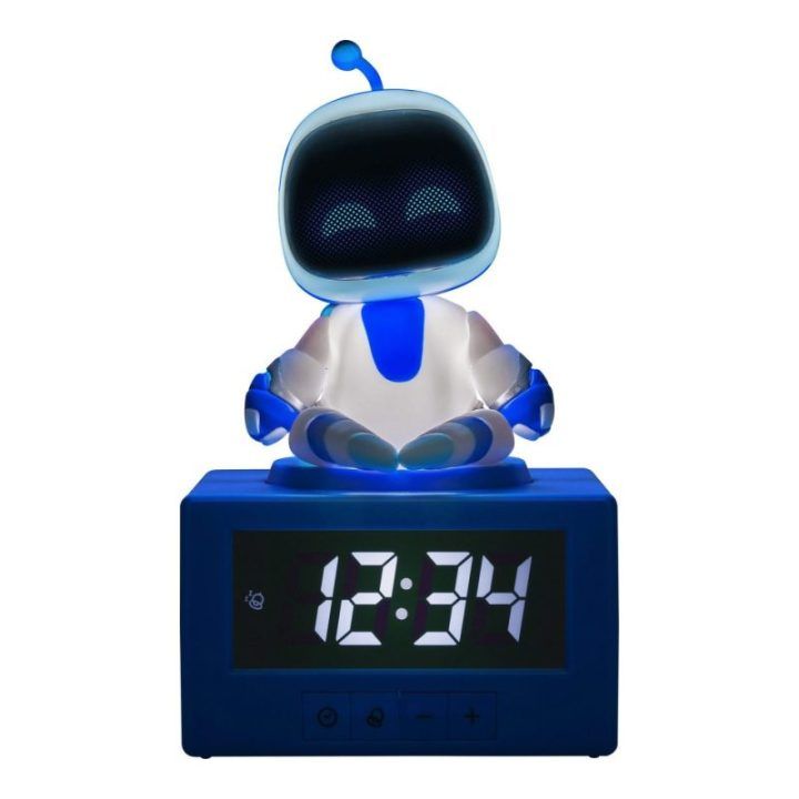Paladone Astro Bot skaitmeninis žadintuvas su naktine lempute